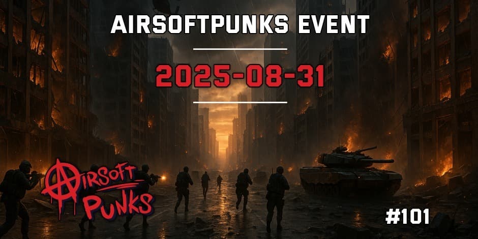 Pirkt biļetes AirsoftPunks Event #101 Vilnius, Airsoft Punks Augusts 31