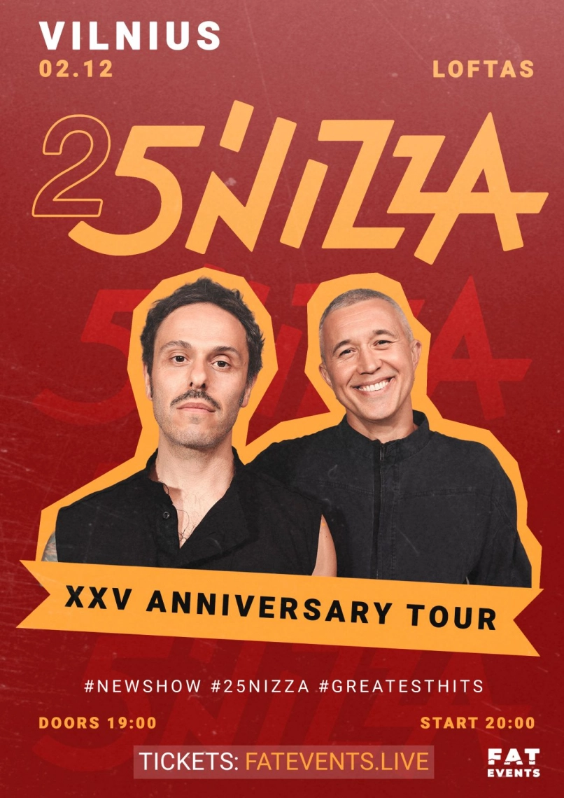 Купить билеты 5’nizza | Vilnius Vilnius, Menų fabrikas LOFTAS Декабрь 02