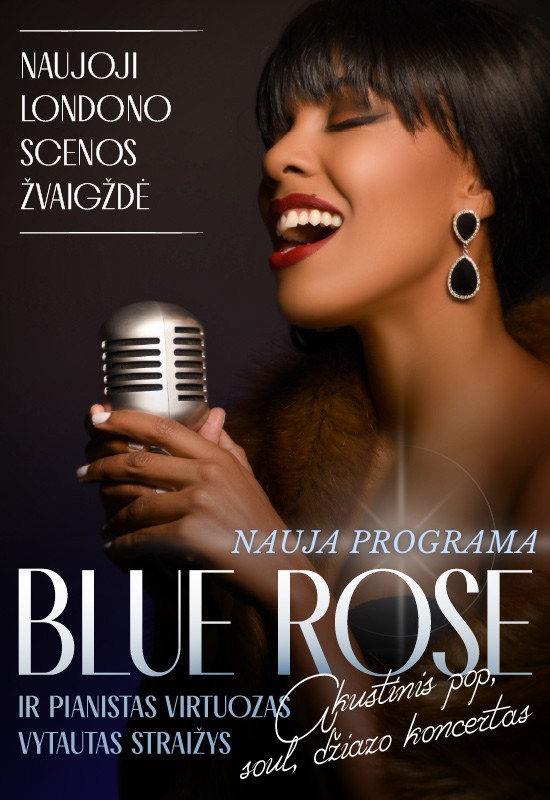 Pirkti bilietus Blue Rose. Akustinis pop, soul, džiazo koncertas. Nauja Programa | Kaunas Kaunas, Kauno valstybinė filharmonija Lapkritis 29