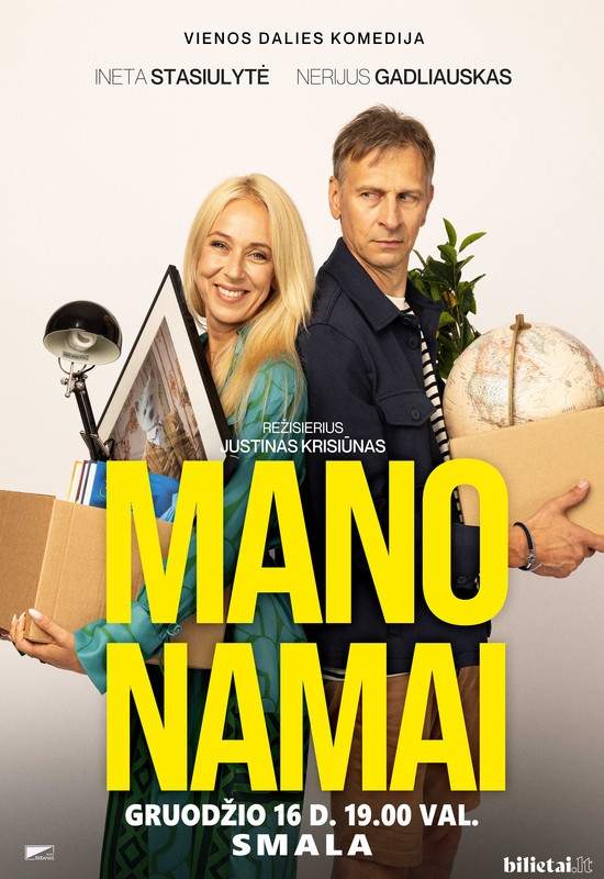 Pirkt biļetes MANO NAMAI | Vilnius Vilnius, SMALA Decembris 16