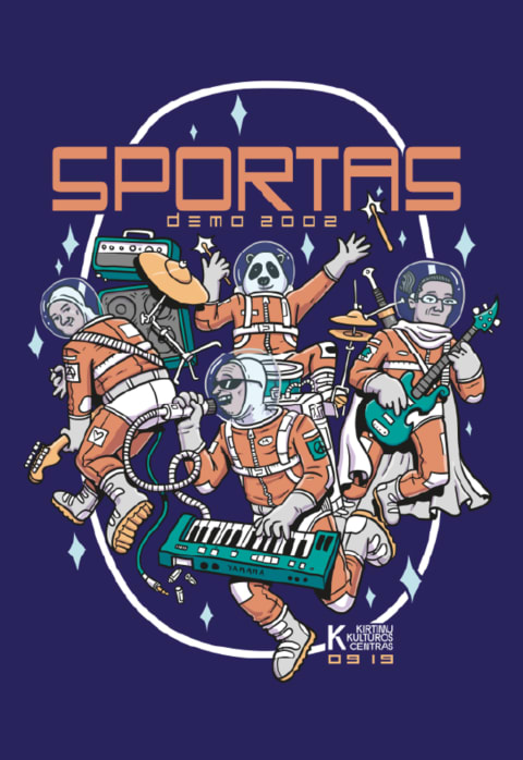 Pirkt biļetes Grupės SPORTAS vinilo pristatymas + Chalat Jazz + Studio Maruko Vilnius, Kirtimų kultūros centras Septembris 19