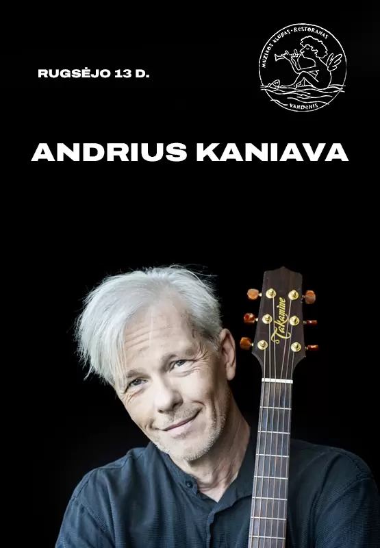 Buy tickets Andrius Kaniava Palanga, Muzikos klubas Vandenis September 13