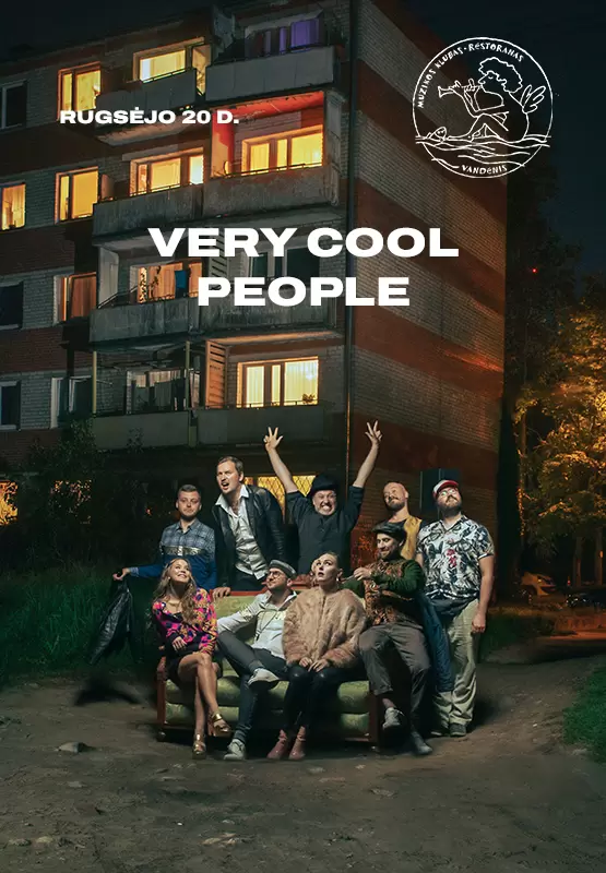 Купить билеты Very Cool People Palanga, Muzikos klubas Vandenis Сентябрь 20