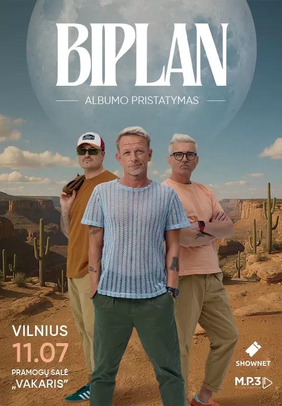 Pirkt biļetes Biplan ❍ Albumo pristatymas | Vilnius Vilnius, Pramogų salė VAKARIS Novembris 07