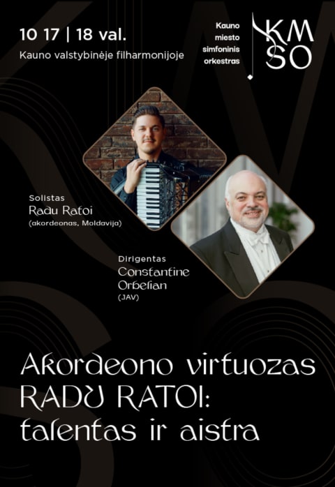Pirkti bilietus AKORDEONO VIRTUOZAS RADU RATOI: TALENTAS IR AISTRA Kaunas, Kauno valstybinė filharmonija Spalis 17