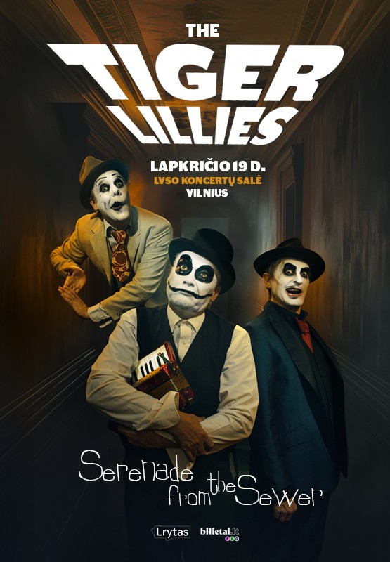 Купить билеты The Tiger Lillies Vilnius, LVSO koncertų salė Ноябрь 19