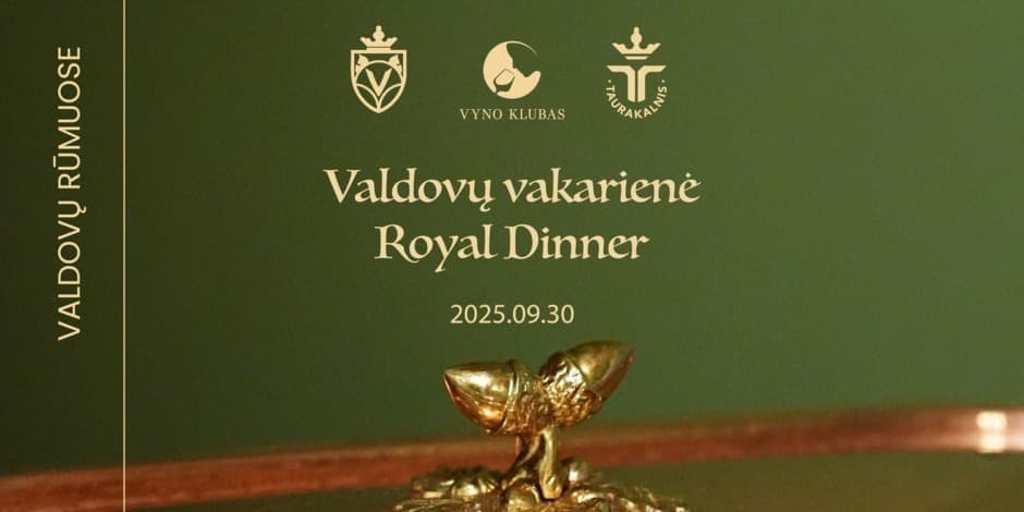 Pirkt biļetes Valdovų vakarienė / Royal Tasting Dinner 09 30 Vilnius, Restoranas Valdovai Septembris 30