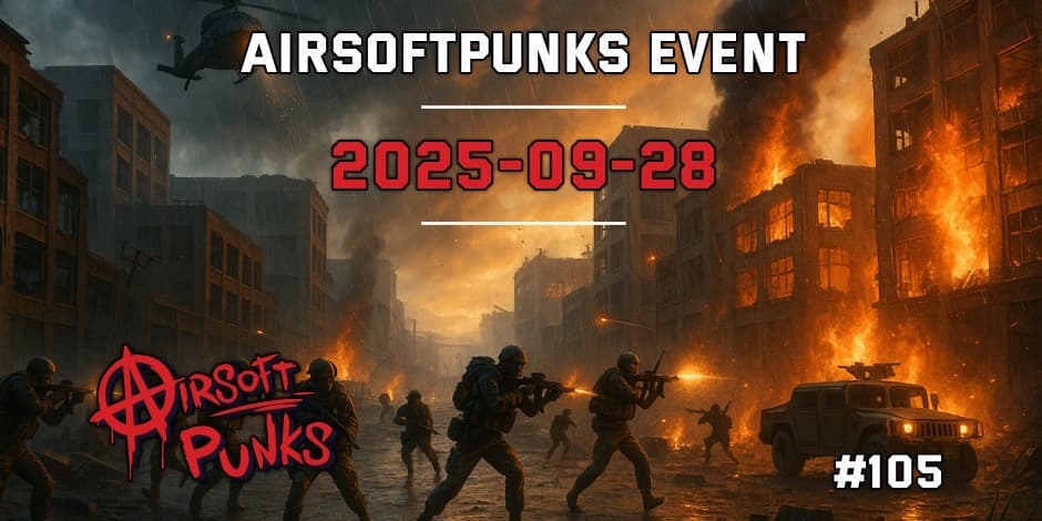Buy tickets AirsoftPunks Event #105 Vilnius, Airsoft Punks September 28
