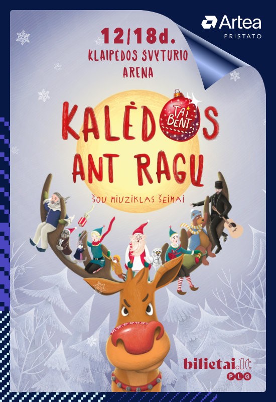 Купить билеты Kalėdos ant ragų (Klaipėda) Klaipėda, Klaipėdos Švyturio arena Декабрь 18