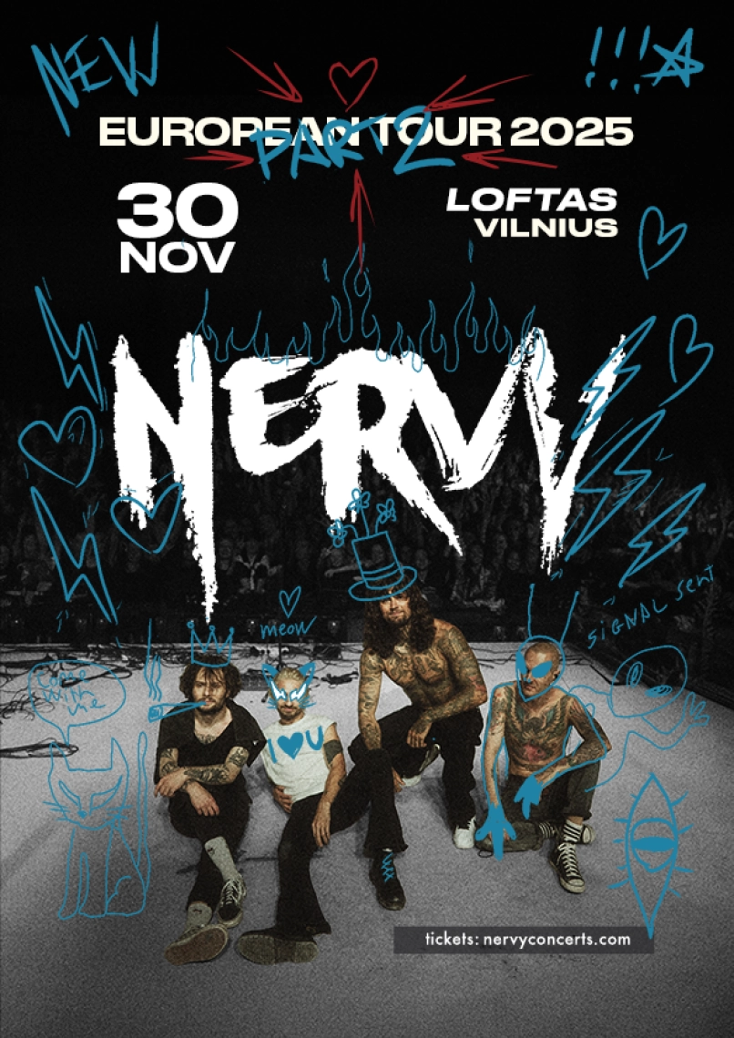 Pirkti bilietus НЕРВЫ / NERVY | VILNIUS Vilnius, Menų fabrikas LOFTAS Lapkritis 30