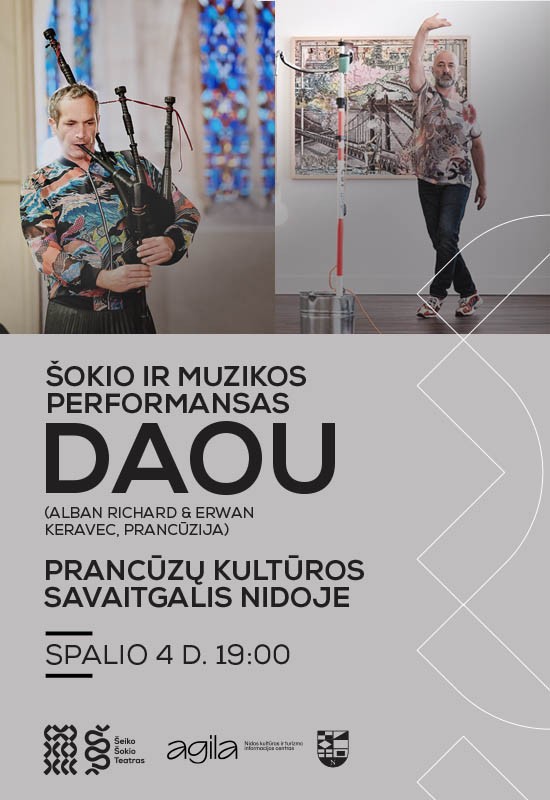 Buy tickets Šokio ir muzikos performansas DAOU Nida, Nidos kultūros ir turizmo informacijos centras Agila October 04