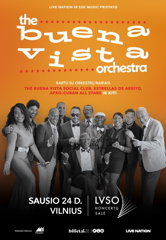 Pirkt biļetes The Buena Vista Orchestra Vilnius, LVSO koncertų salė Janvāris 24