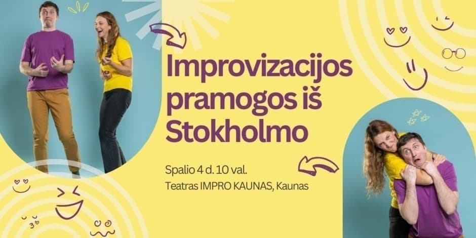 Pirkti bilietus Improvizacijos pramogos iš Stokholmo Kaunas, Impro Kaunas Spalis 04
