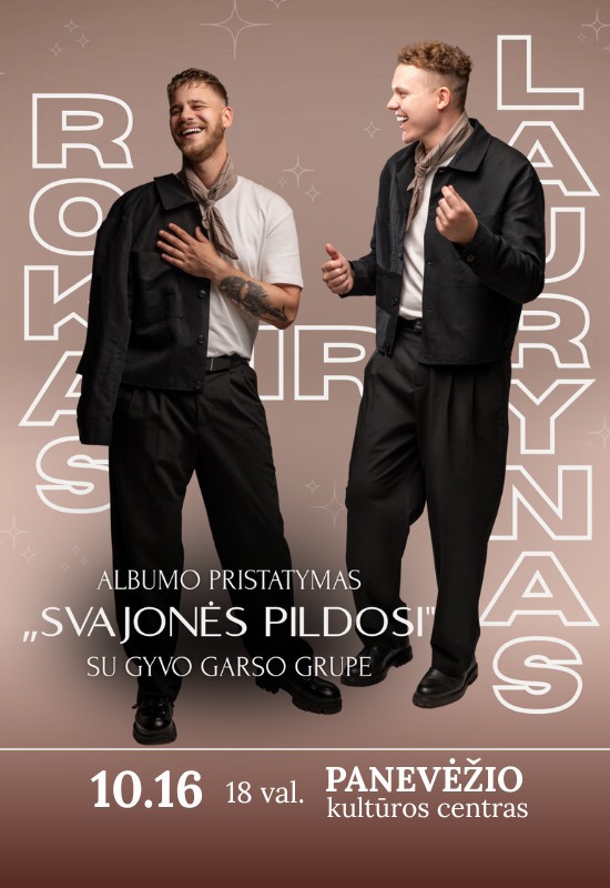 Buy tickets Rokas ir Laurynas | Albumo pristatymas 
