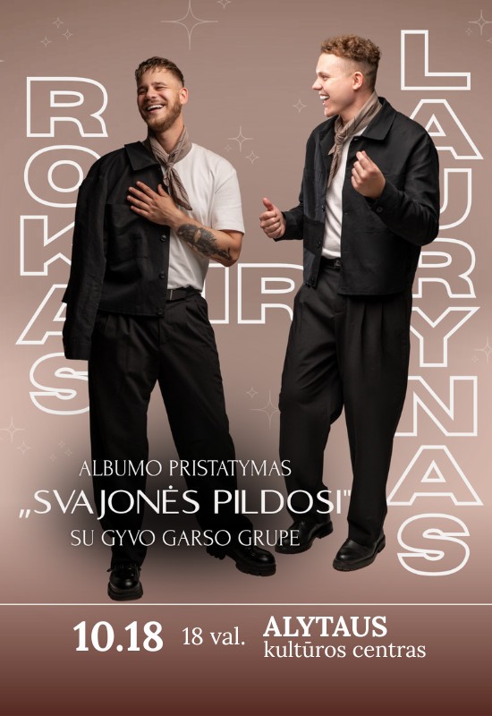 Buy tickets Rokas ir Laurynas | Albumo pristatymas 