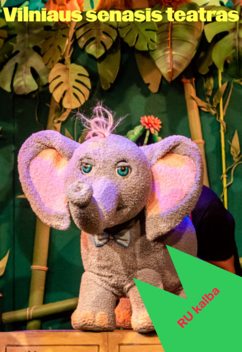 Купить билеты Pagal Rudyardo Kiplingo kūrybą „SMALSUSIS DRAMBLIUKAS“  (Rež. J. Rusakova) Vilnius, Vilniaus Senasis Teatras Ноябрь 30