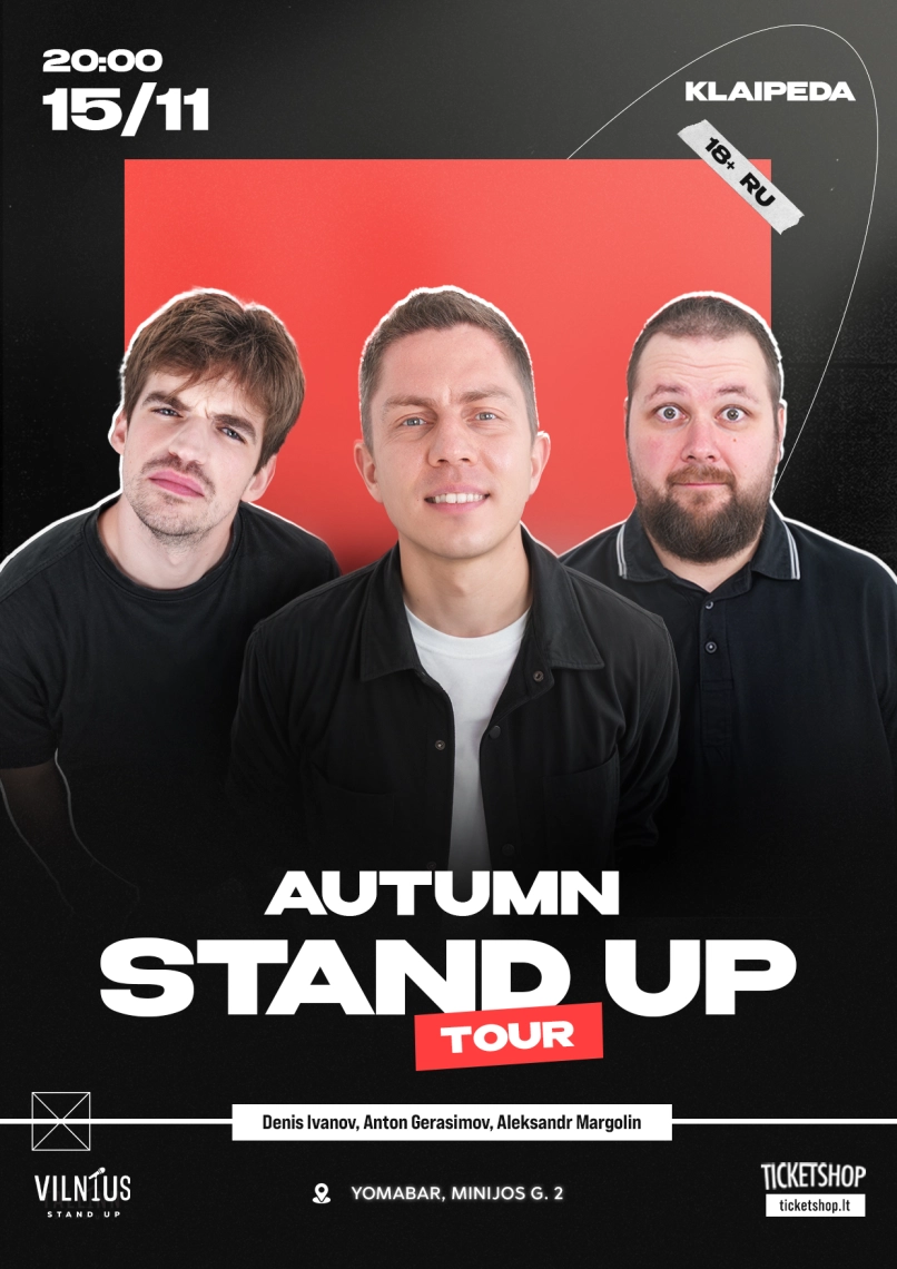 Pirkti bilietus STAND UP | KLAIPEDA Klaipėda, YomaBAR Lapkritis 15