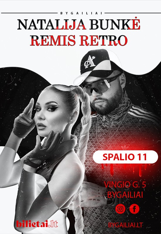 Pirkti bilietus Bygailių helovino parko atidarymas: Natalija Bunkė ir Remis Retro Bygailių kaimas, Bygailių pramogų parkas Spalis 11