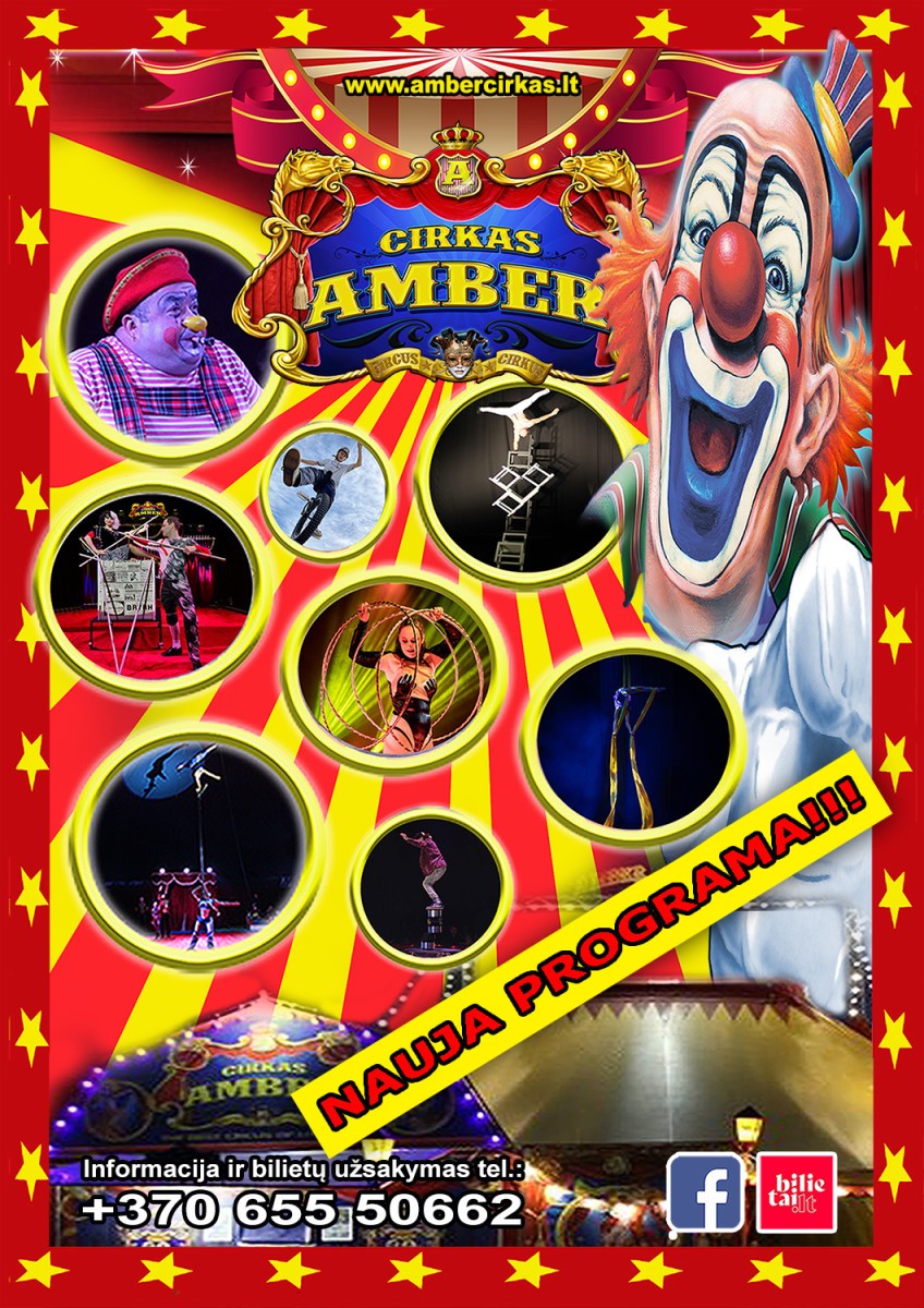 Купить билеты AMBER CIRKAS | Biržai Biržai, AMBER CIRKAS | Biržai Сентябрь 24
