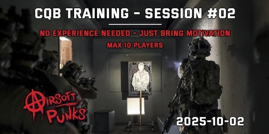 Buy tickets Airsoft Punks CQB Training Session #02 Vilnius, Airsoft Punks October 02