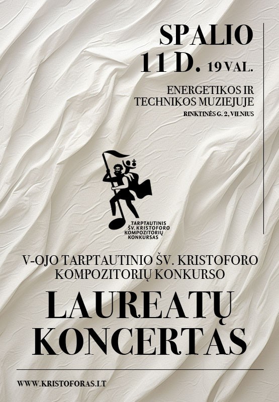 Pirkti bilietus TARPTAUTINIO KOMPOZITORIŲ KONKURSO LAUREATŲ KONCERTAS Vilnius, Energetikos ir technikos muziejus Spalis 11