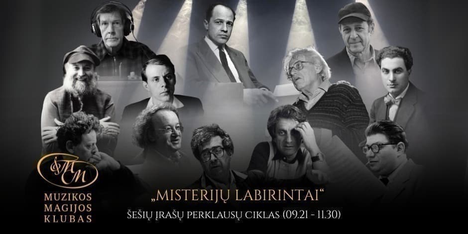 Buy tickets Misterijų labirintai | įrašų perklausų ciklas Vilnius, Muzikos magijos klubas November 30