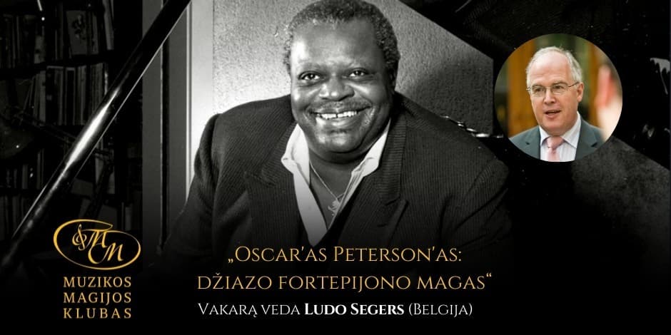 Buy tickets Oscar'as Peterson'as: džiazo fortepijono magas Vilnius, Muzikos magijos klubas October 16