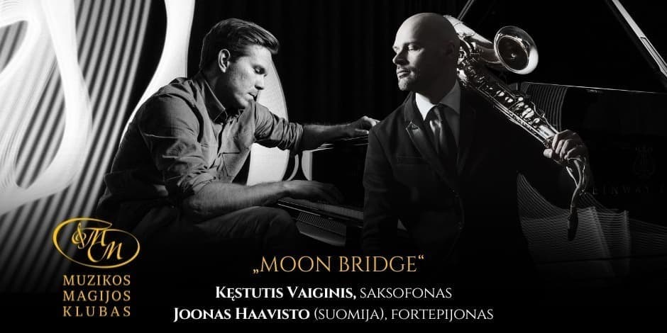 Купить билеты Moon Bridge | Kęstutis Vaiginis, Joonas Haavisto Vilnius, Muzikos magijos klubas Ноябрь 14