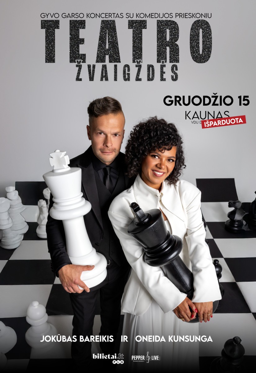 Pirkti bilietus TEATRO ŽVAIGŽDĖS | Kaunas Kaunas, VDU didžioji salė Gruodis 15