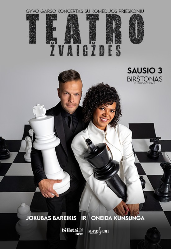 Pirkti bilietus TEATRO ŽVAIGŽDĖS | Birštonas Birštonas, Birštono kultūros centras Sausis 03