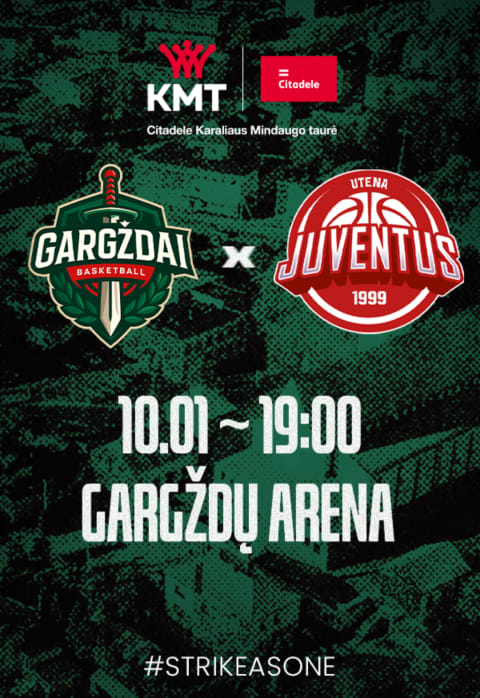 Pirkti bilietus KMT: Gargždų „Gargždai“ - Utenos „Juventus“ Gargždai, Gargždų sporto centras Spalis 01