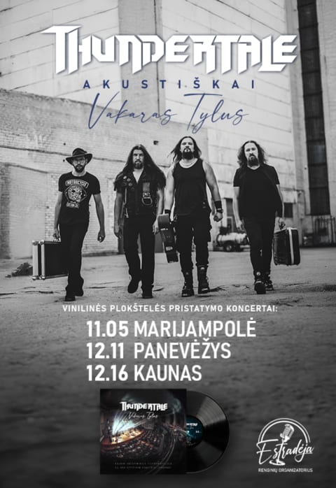 Buy tickets Grupė THUNDERTALE | Akustinis koncertas Marijampolė, Marijampolės kultūros centras November 05