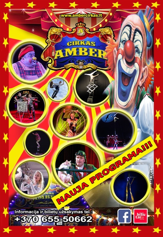 Pirkt biļetes AMBER CIRKAS | Rokiškis Rokiškis, AMBER CIRKAS | Rokiškis Oktobris 04