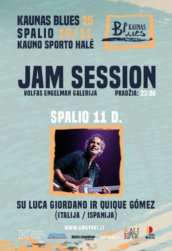 Pirkti bilietus Festivalis Kaunas Blues: JAM SESSION Kaunas, Volfas Engelman galerija Spalis 11-12
