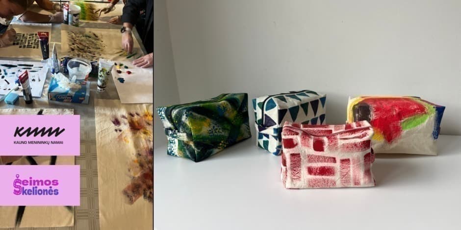 Buy tickets Edukacija šeimoms: tapytos drobės transformacija į prisiminimų dėklą | KAUNAS Kaunas, Kauno menininkų namai November 06