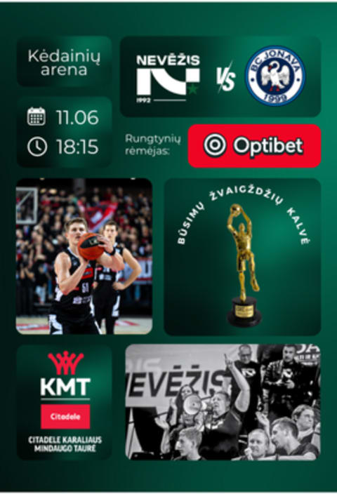 Buy tickets Citadele KMT: Kėdainių „Nevėžis“ - Jonavos „Jonava“ Kėdainiai, Kėdainių arena November 06