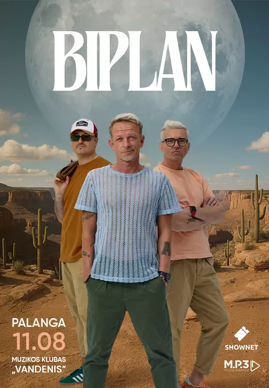 Pirkti bilietus Biplan ❍ Palanga Palanga, Muzikos klubas Vandenis Lapkritis 08