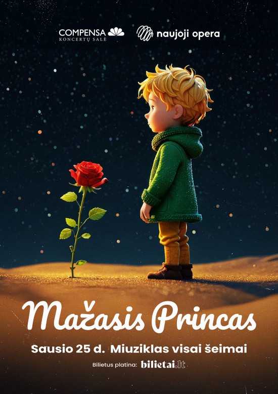 Buy tickets (Vilnius) Mažasis Princas Vilnius, COMPENSA koncertų salė January 25
