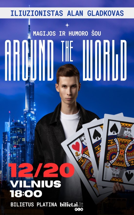 Pirkti bilietus Iliuzionistas Alan Gladkovas | Magijos ir Humoro šou 