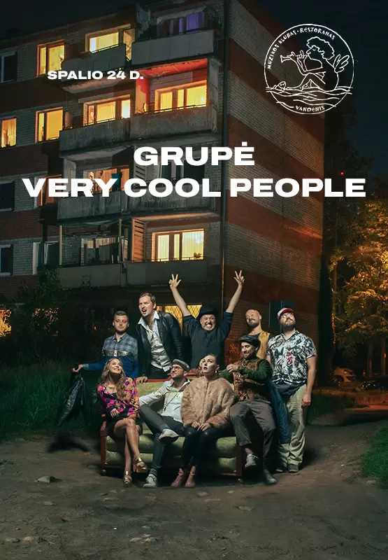 Pirkt biļetes Grupė Very Cool People Palanga, Muzikos klubas Vandenis Oktobris 24