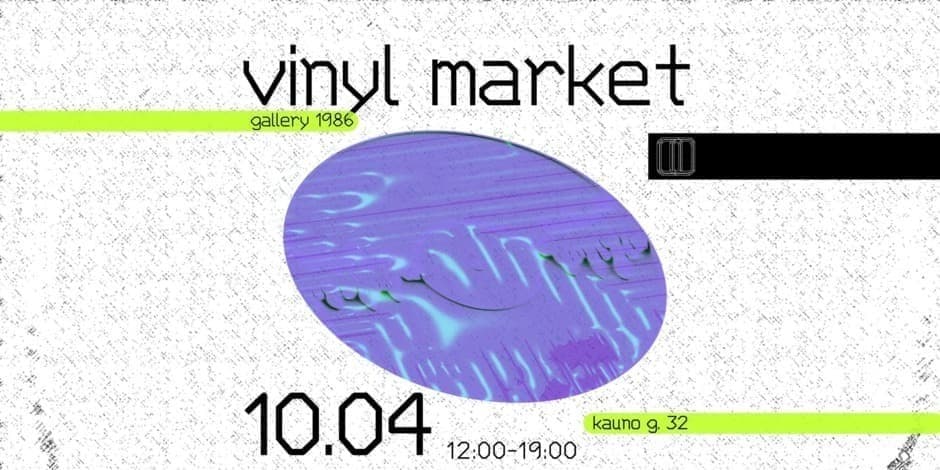 Buy tickets galler 1986 :: vinyl market Vilnius, Gallery 1986 October 04