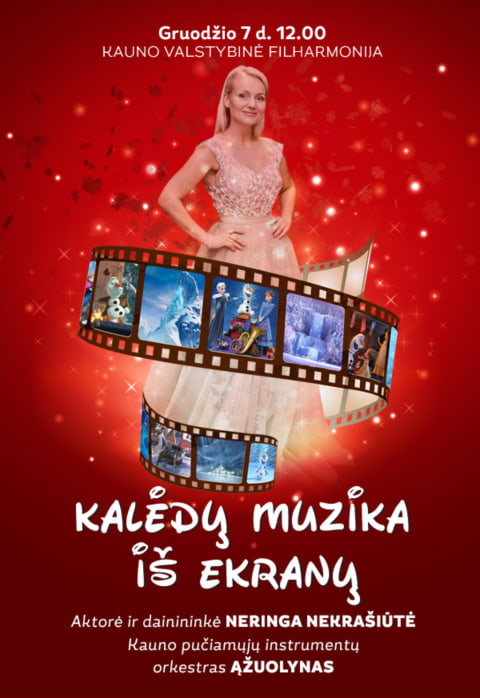 Pirkti bilietus KALĖDŲ MUZIKA IŠ EKRANŲ – kino herojai gyvai! Kaunas, Kauno valstybinė filharmonija Gruodis 07