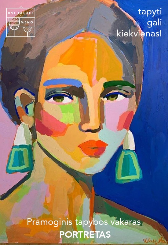 Pirkt biļetes Tapybos vakaras: Portretas Vilnius, Dvi taurės meno tapybos studija - dvaras Novembris 20