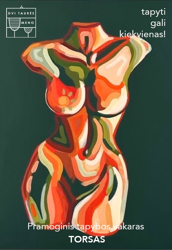 Pirkti bilietus Tapybos vakaras: Torsas Vilnius, Dvi taurės meno tapybos studija - dvaras Lapkritis 28