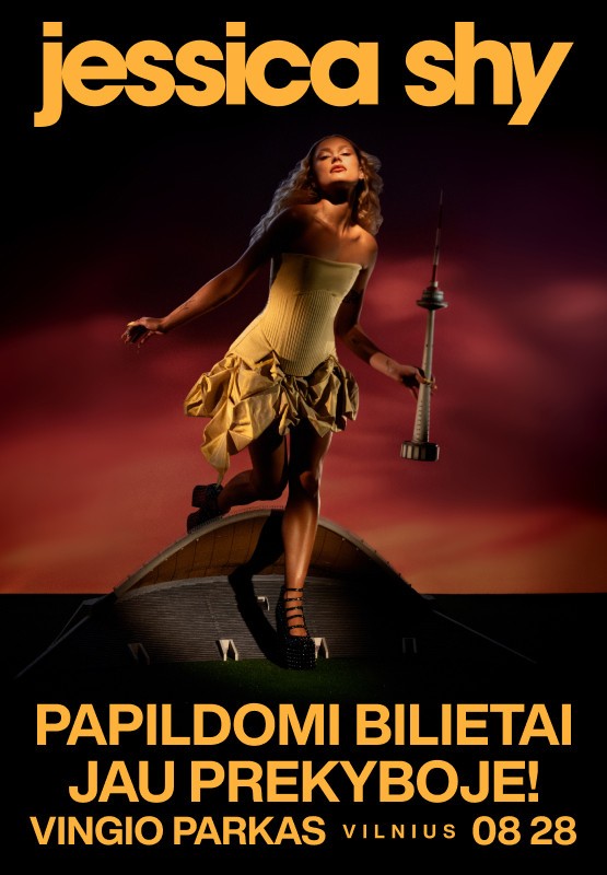 Pirkti bilietus Jessica Shy Vilnius, Vilniaus Vingio parkas Rugpjūtis 28