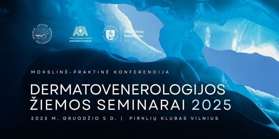 Buy tickets Dermatovenerologijos žiemos seminarai 2025 Vilnius, PIRKLIŲ KLUBAS December 05