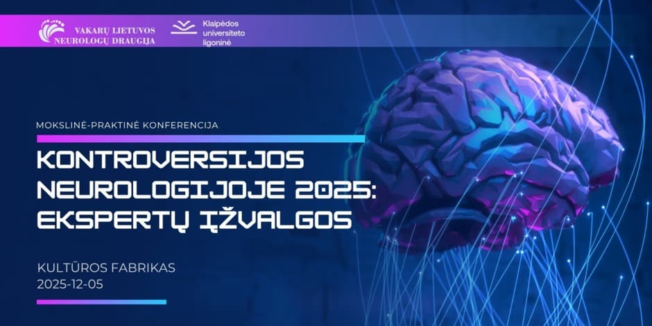 Купить билеты Kontroversijos neurologijoje 2025: ekspertų įžvalgos Klaipėda, Klaipėdos Kultūros fabrikas Декабрь 05