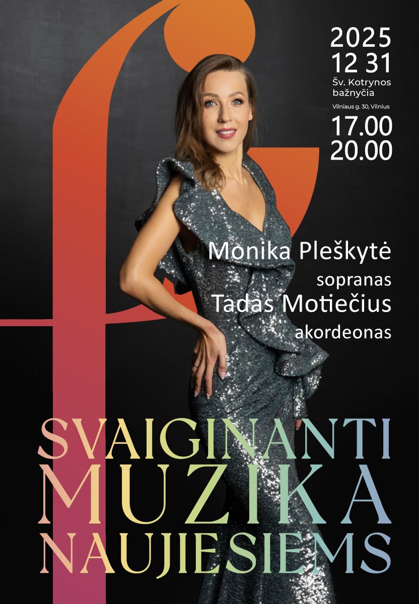Buy tickets SVAIGINANTI MUZIKA NAUJIESIEMS Vilnius, Šv. Kotrynos bažnyčia December 31
