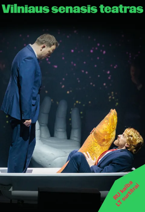 Pirkti bilietus Pagal Williamo Shakespeareʼo dramą „Venecijos pirklys“ „VENECIJOS PIRKLĖ“ Rež. Agnius Jankevičius Vilnius, Vilniaus Senasis Teatras Gruodis 31