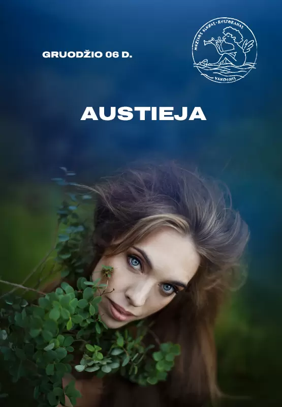 Pirkti bilietus Austieja Palanga, Muzikos klubas Vandenis Gruodis 06